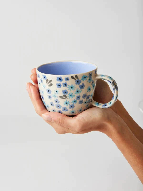 Ditsy Periwinkle Mug