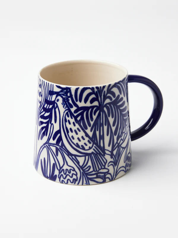 Bird Navy Mug
