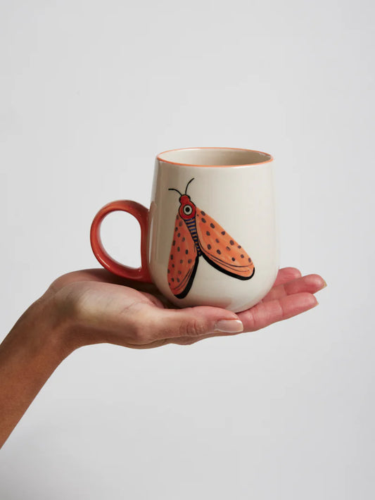 Moth Party Mug Pink