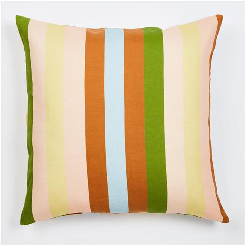 Euro Pillowcase Stripe Pastel Multi