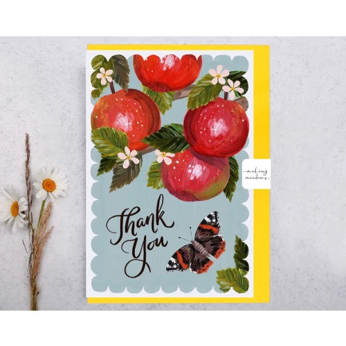 'Thank You' Apples Card