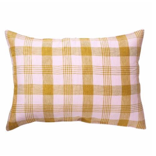 Kittie Linen Pillowcase Mauve