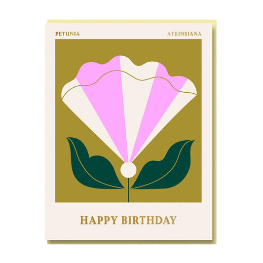 Petunia Happy Birthday Card