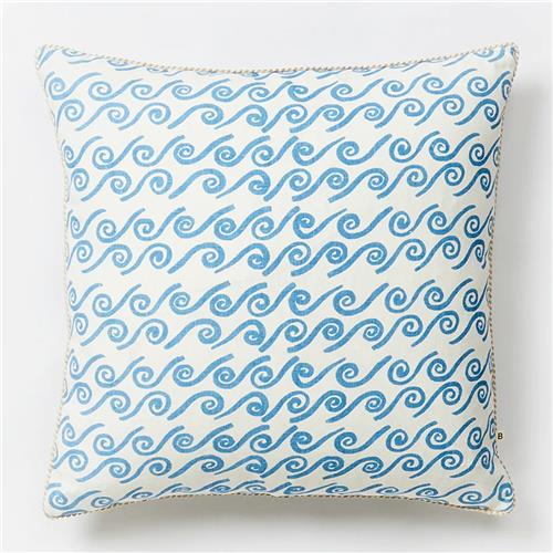 Blue Curves Cushion 60cm