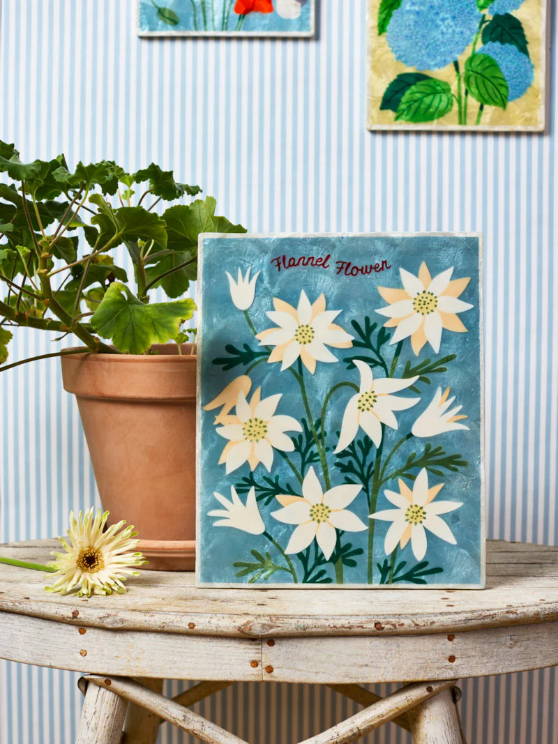 Flannel Flower Wall Tile