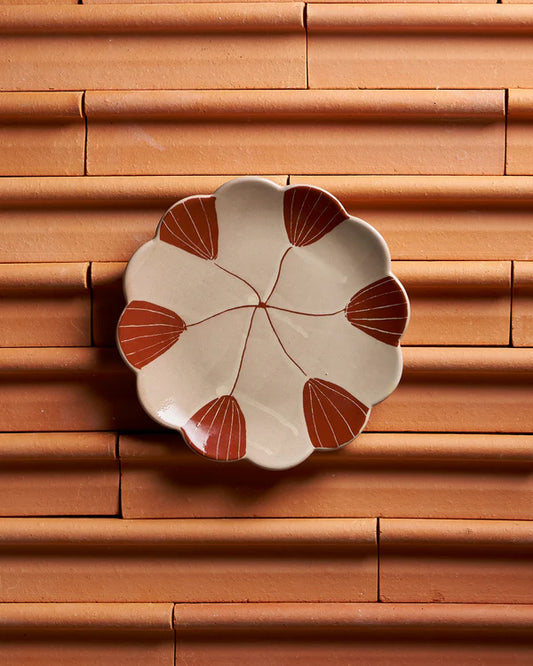 Fan Flower Plate