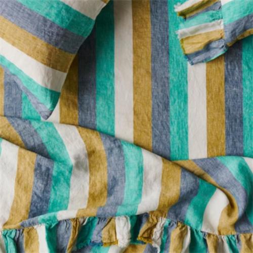 Lagoon Stripe Linen