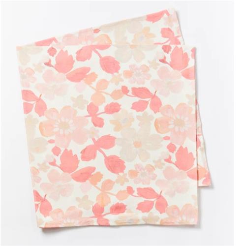 Pastel Floral Pink Tablecloth 145x250cm