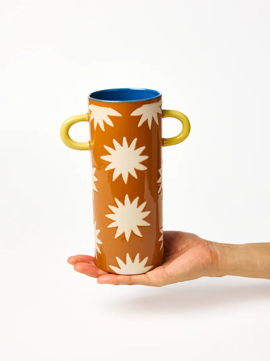 Griffe Mustard Star Vase
