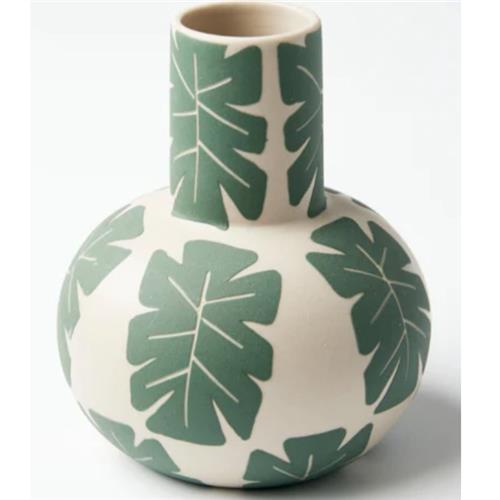 Happy Vase Small Green Palm