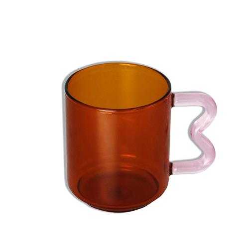 Amber Squiggle Mug