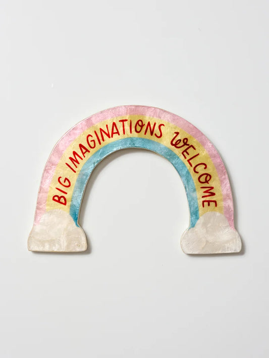 Big imaginations Welcome Wall Tile