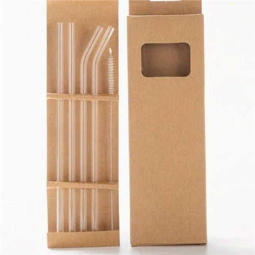 Glass Straw Set