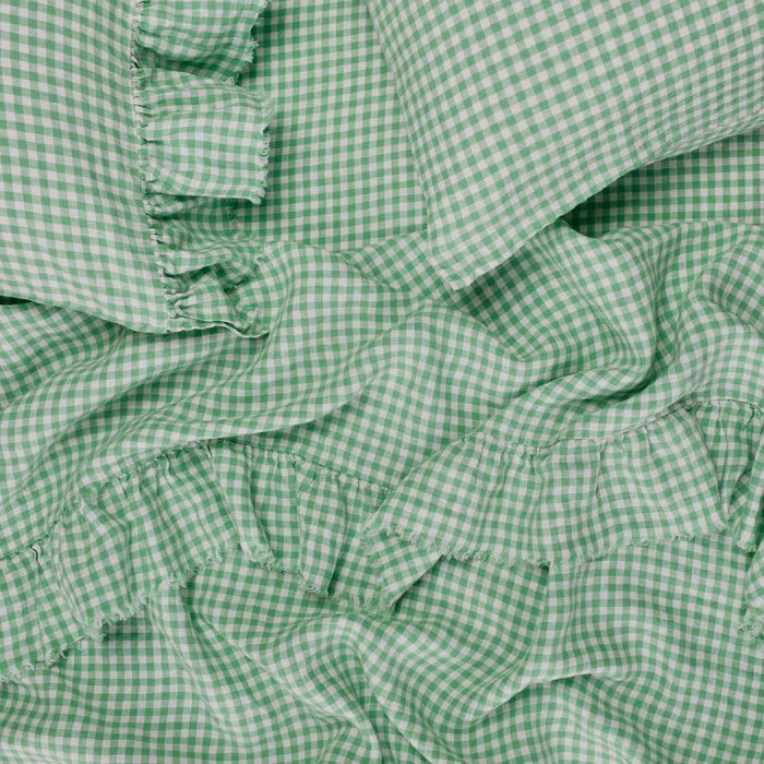 Fresco Gingham Flat Sheet