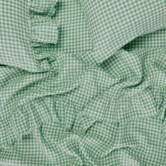 Fresco Gingham Flat Sheet