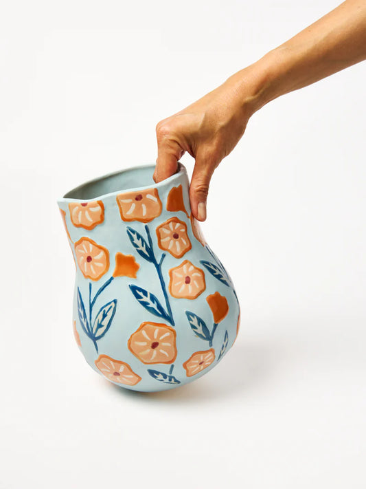 Orange Bloom Vase