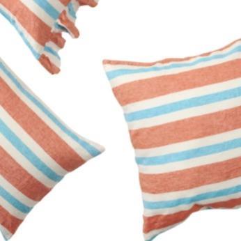 Candy Stripe Linen Pillowcase
