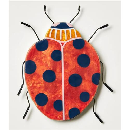 Lady Bug Wall Art - Red
