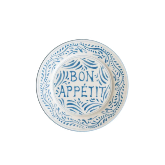 Blue Bon Appetit Starter Plate