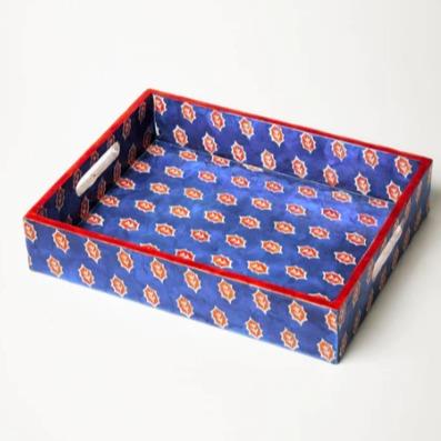 Large Leaf Tray Navy