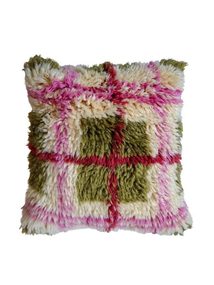 Lottie Plaid Cushion