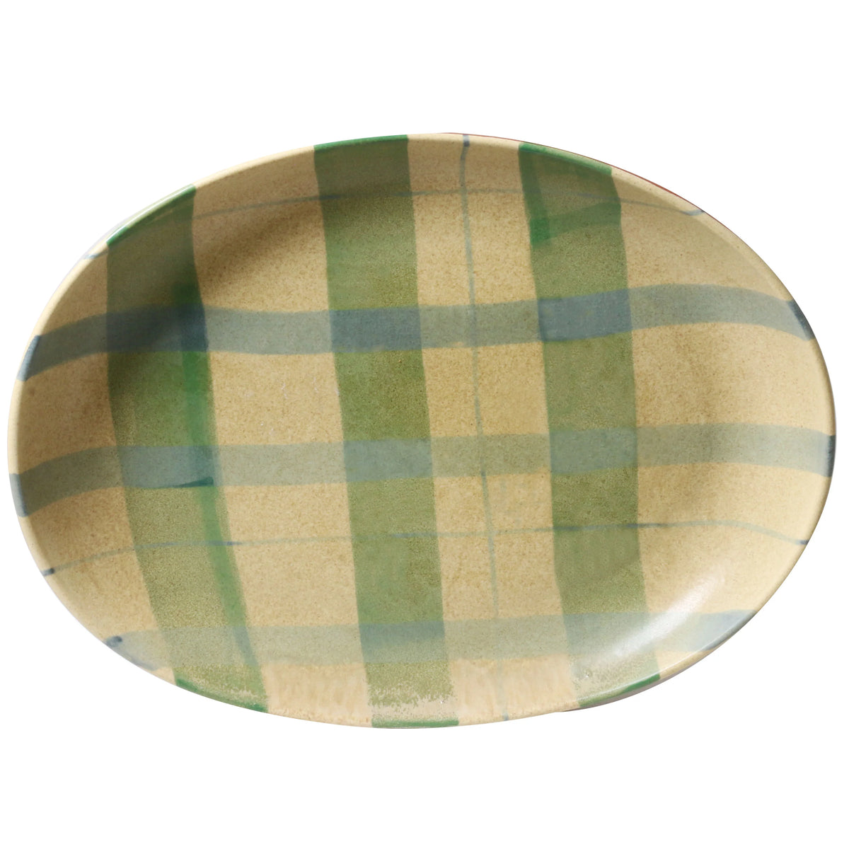 Tartan Oval Tray