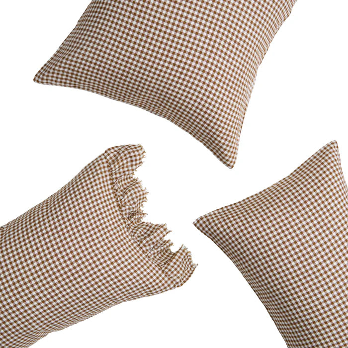Gumnut Gingham Pillowcase, Sold Individually