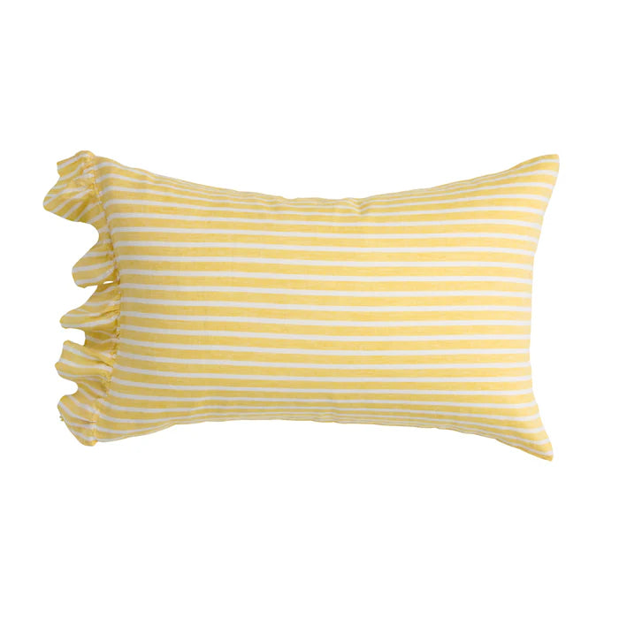 Wattle Stripe Pillowcase, Sold Individually