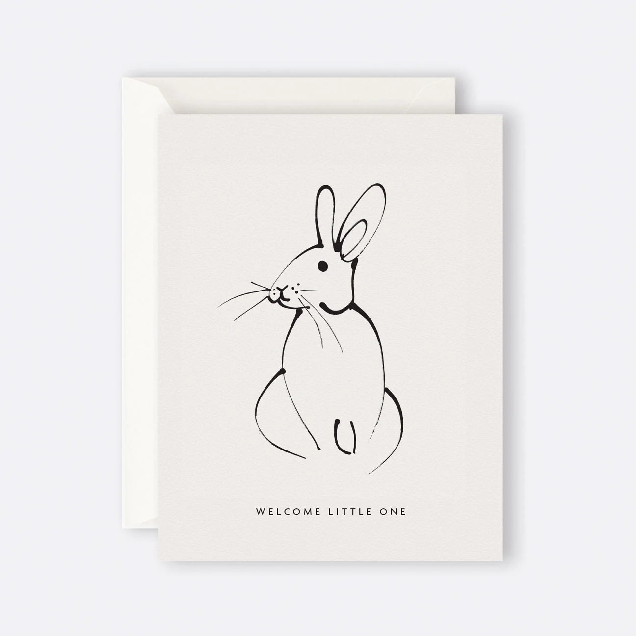 'Welcome Little One' Rabbit Card