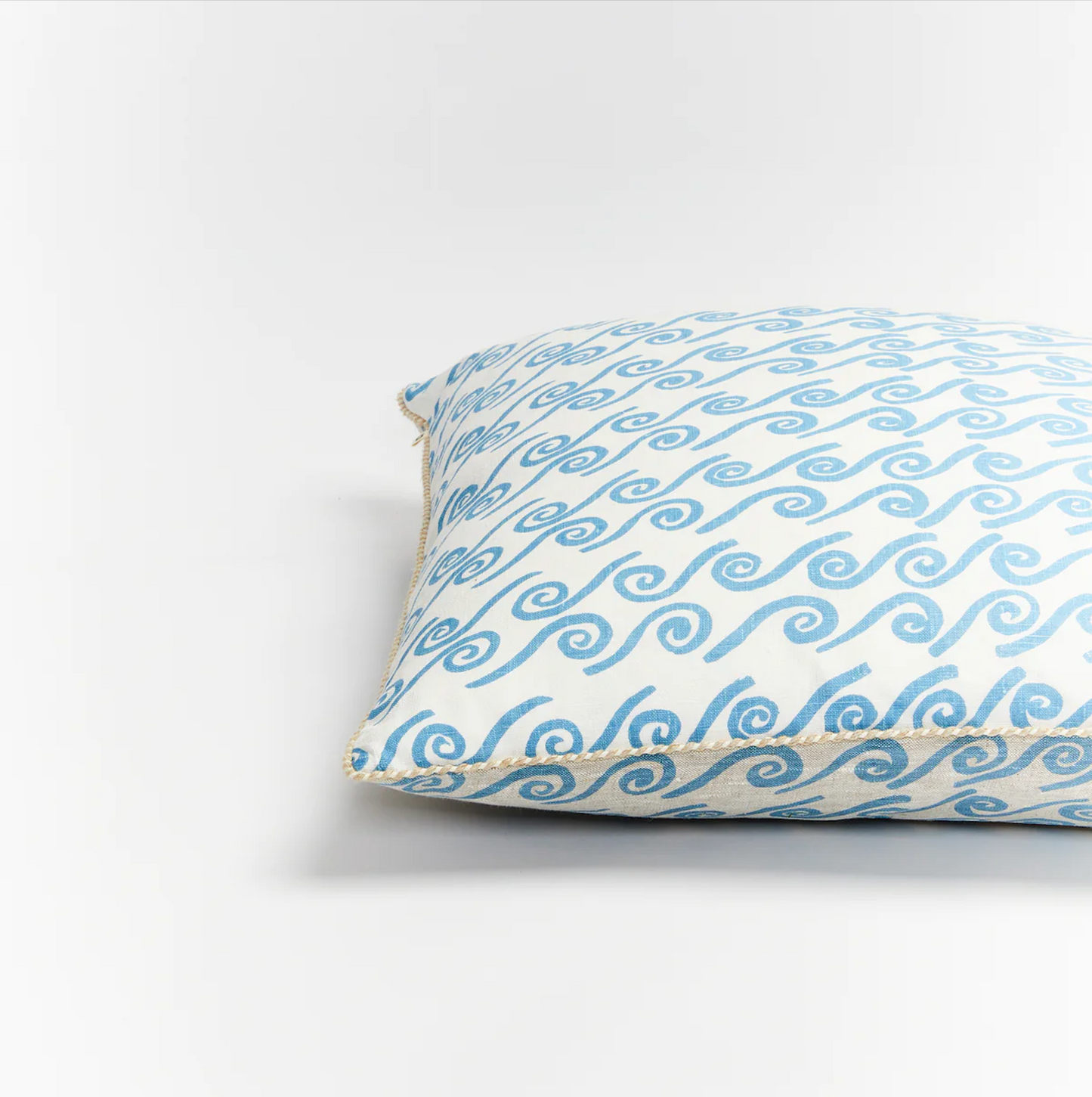 Blue Curves Cushion 60cm