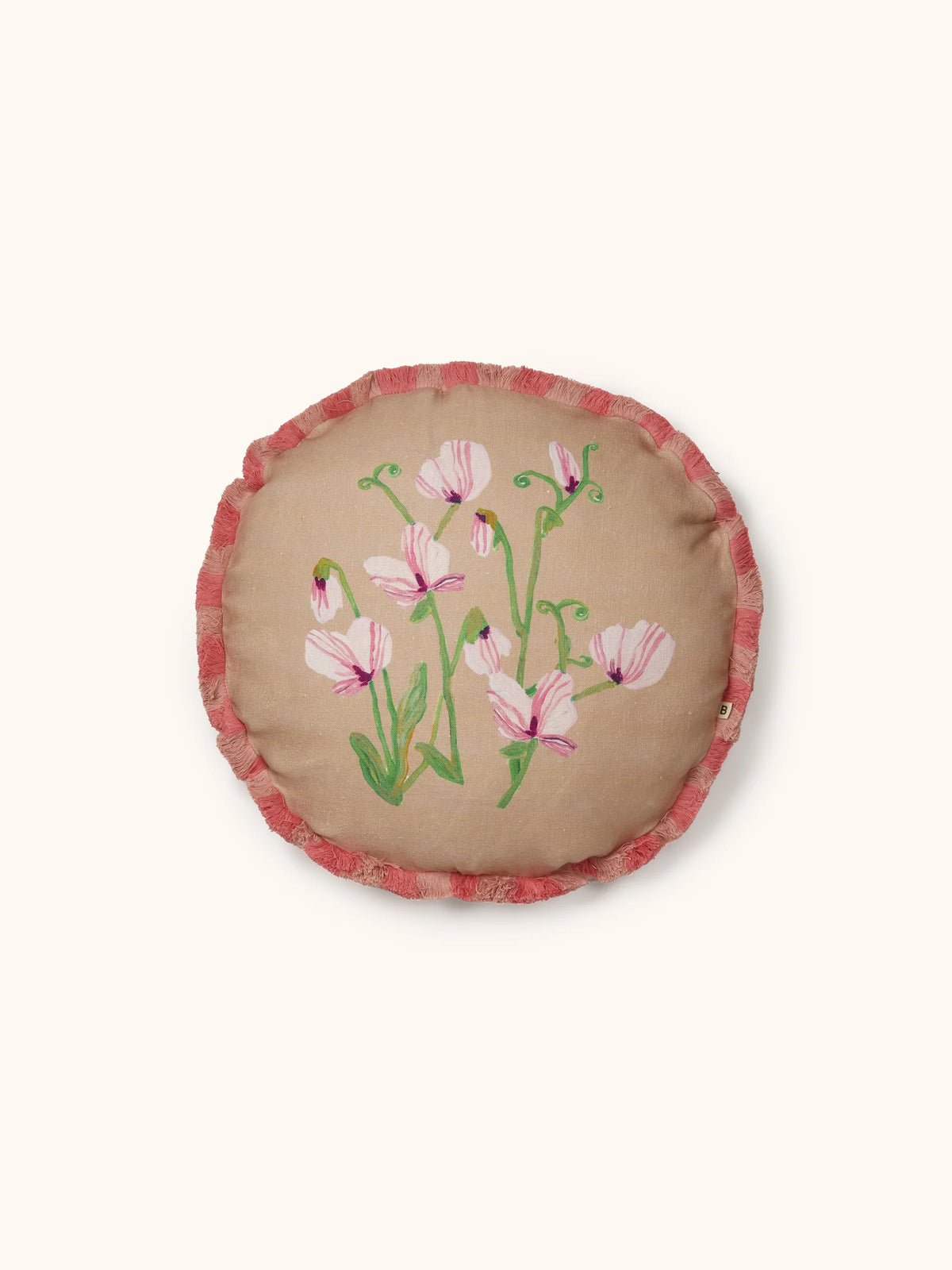 Sweet Pea 45cm Round Cushion