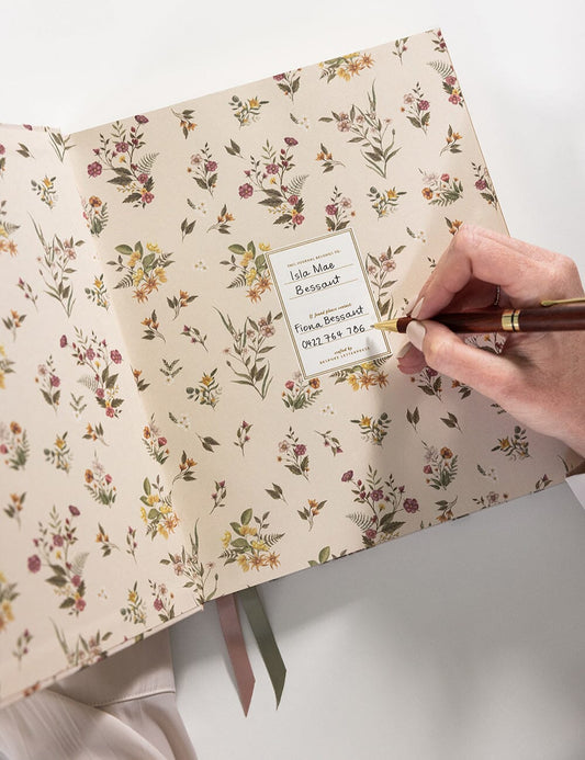 Heirloom Childhood Memory Journal - Dainty Blooms