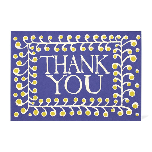Thank You Card Ultramarine