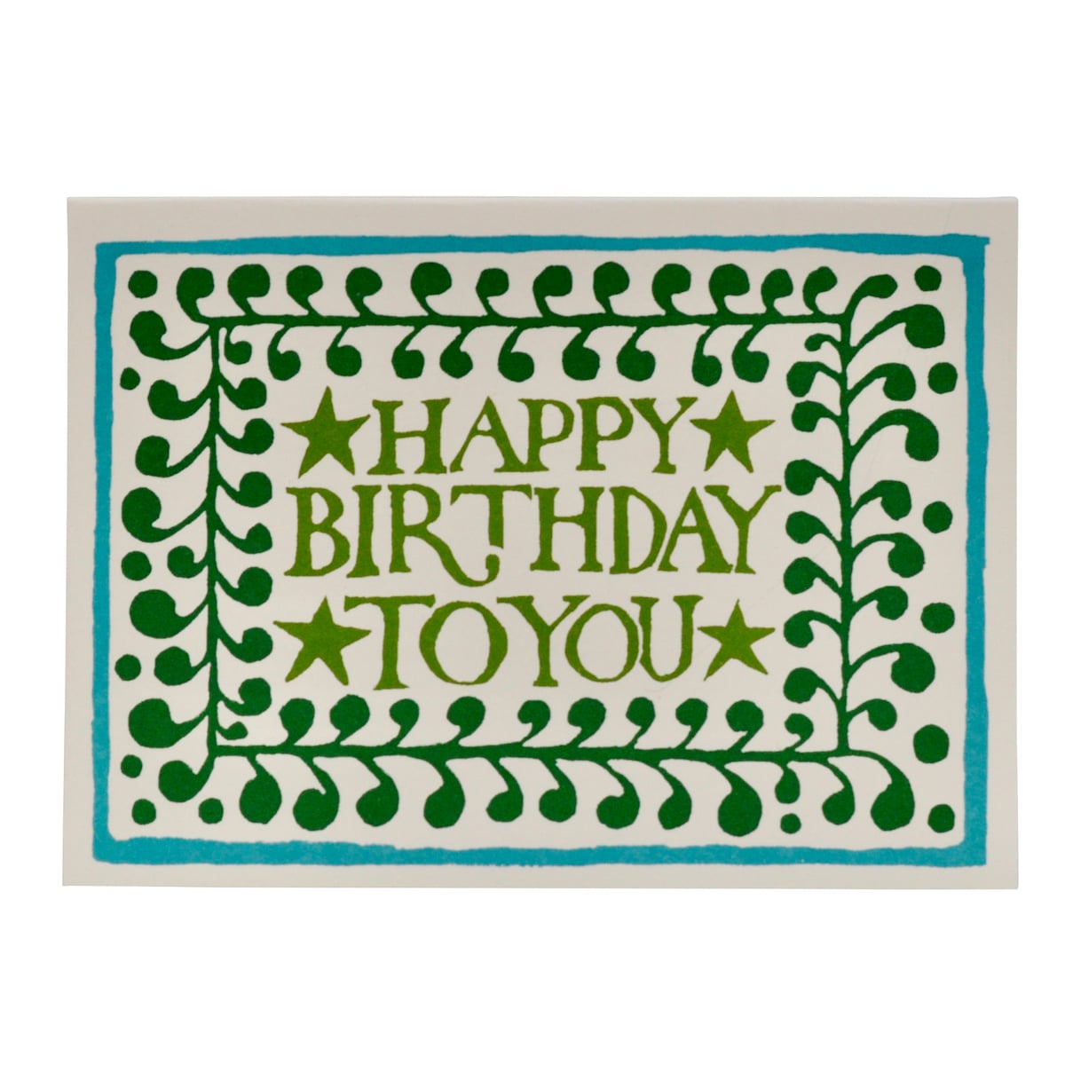 Green Boarder Happy Birthday
