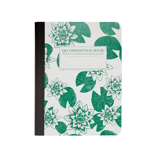 Ruled Notebook, Lily Pads