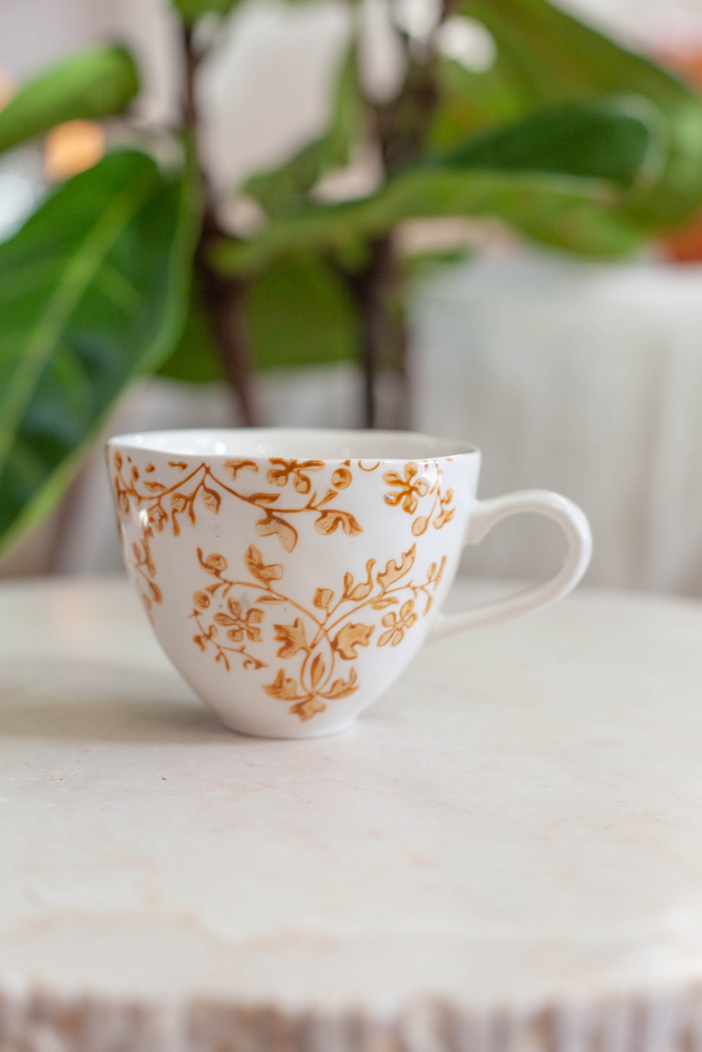 Floral Hand Painted Cup