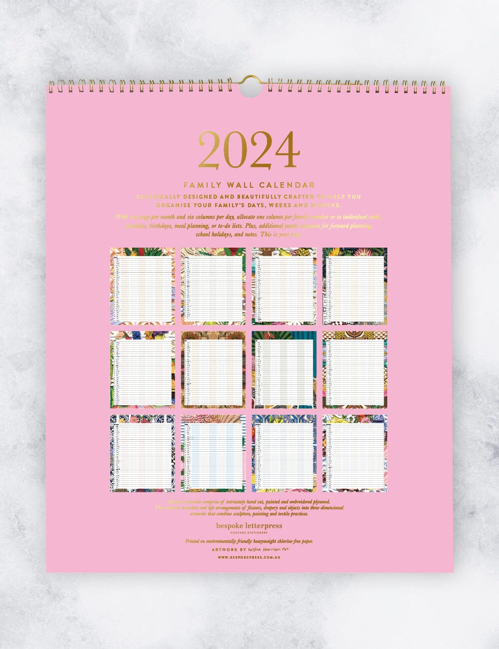 2024 Family Wall Calendar