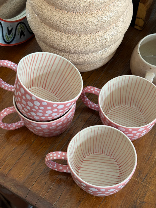 Chino Mug - Pink Dot