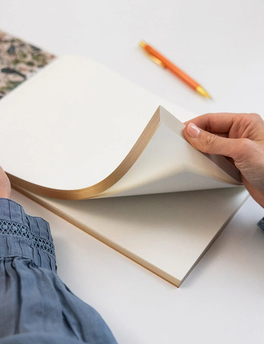 Botanical Grove Notepad Desktop Jotter Jumbo