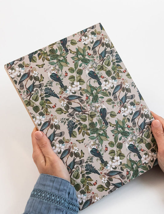 Botanical Grove Notepad Desktop Jotter Jumbo