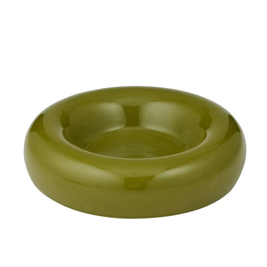 Hugo Ceramic Bowl 24 x 5 Olive