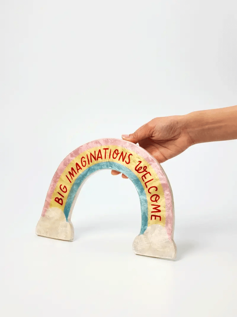 Big imaginations Welcome Wall Tile