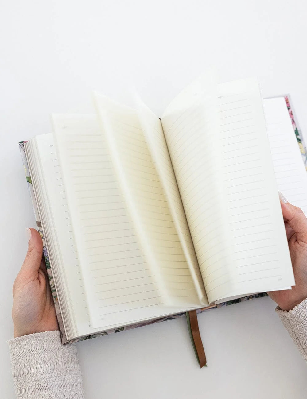 Linen Bound Journal - Bushland Ribbon