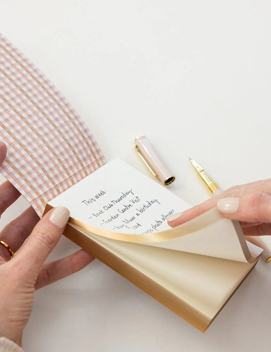 Primrose Gingham Mini Jotter