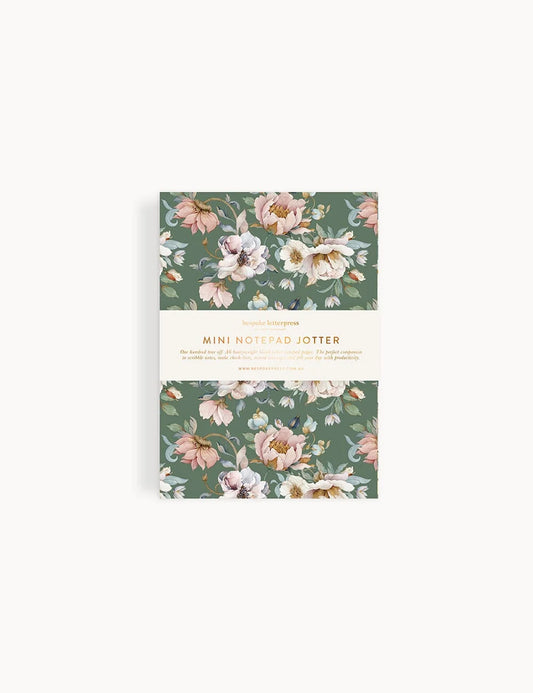 Ashbourne Green Mini Jotter