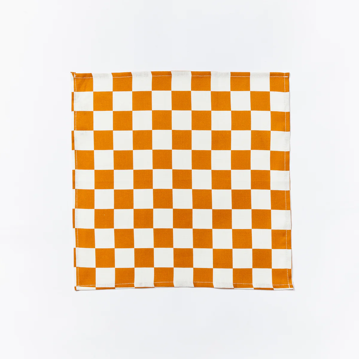 Small Checkers Tan Napkin