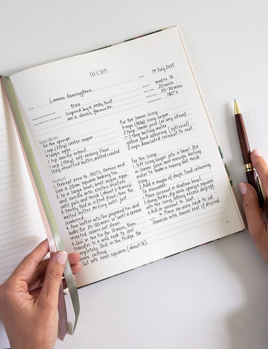 Heirloom Recipe Journal - Strawberries