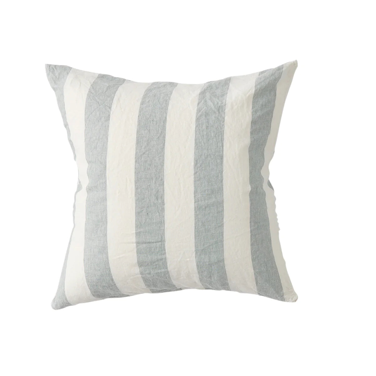 Fog Stripe Linen Pillowcase