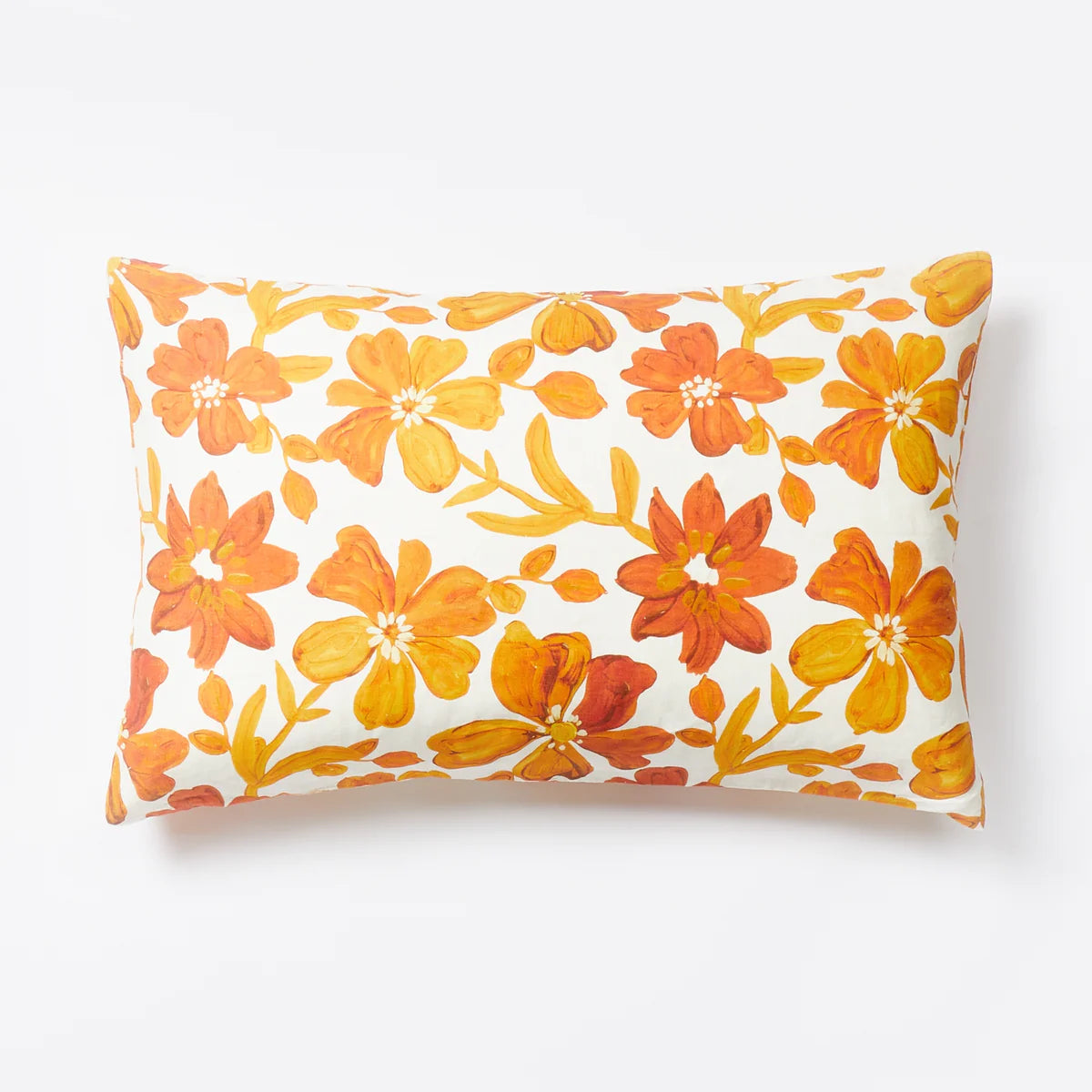 Small Dogwood Rust Standard Pillowcase