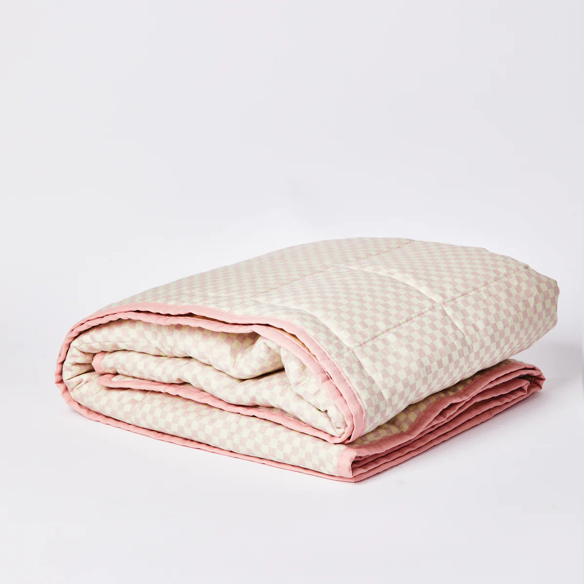Quilted Throw- Tiny Checkers